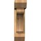 Ekena Millwork Legacy Slat Smooth Bracket w/ Offset Brace, Western Red Cedar, 5 1/2"W x 20"D x 20"H BKT0604X20X20LEC06SWR - alternate 4